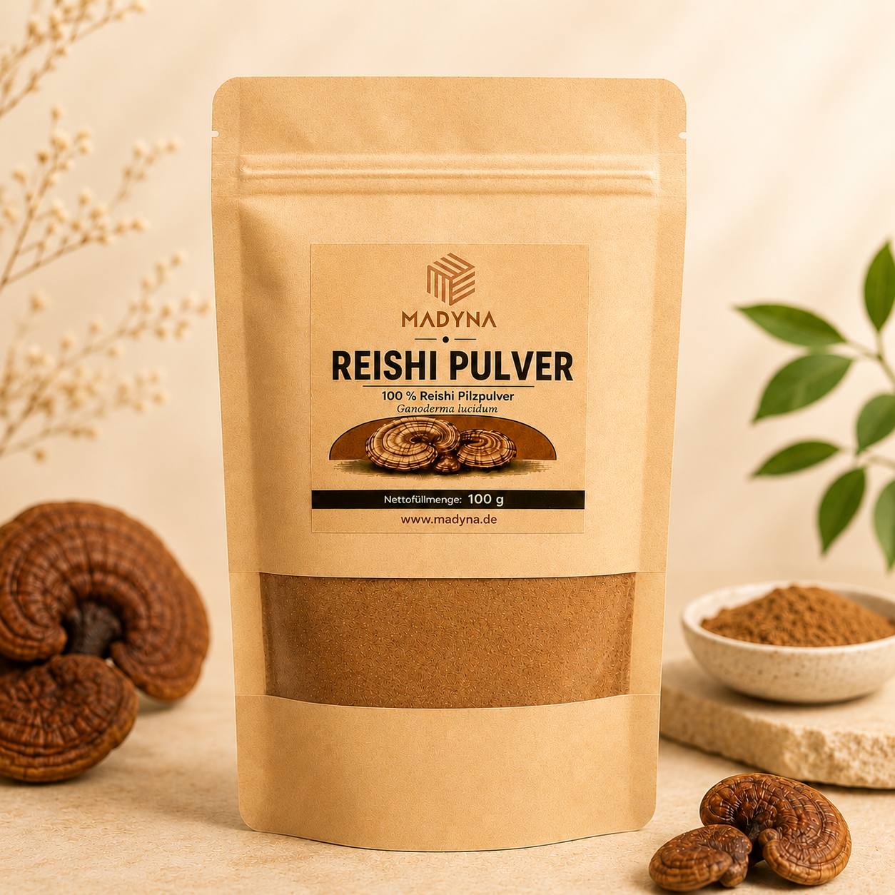 Reishi-Pulver 100g