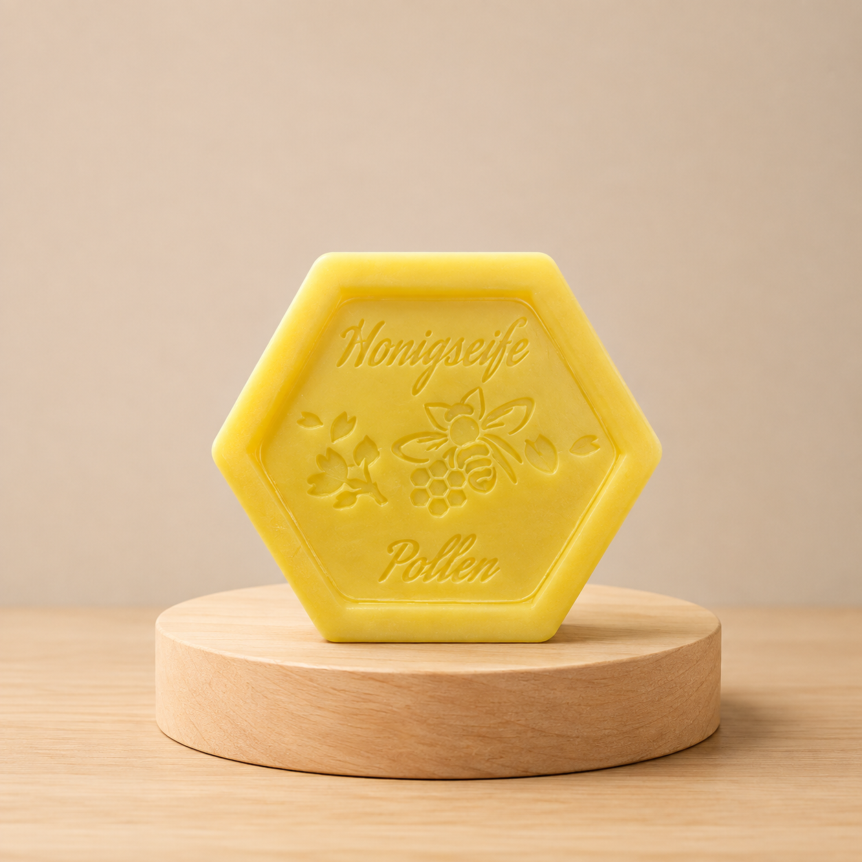 Honigseife mit Bienenpollen – natürliche Pflege für trockene & reife Haut (100g)