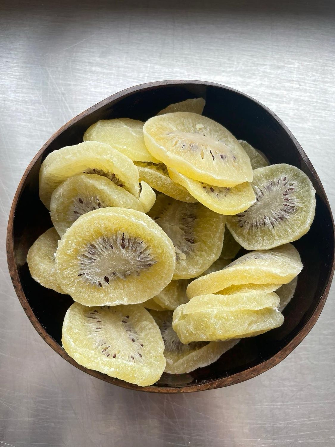 Kiwi 🥝kandiert – getrocknete süße Fruchtscheiben mit tropisch-säuerlichem Aroma (200 g)