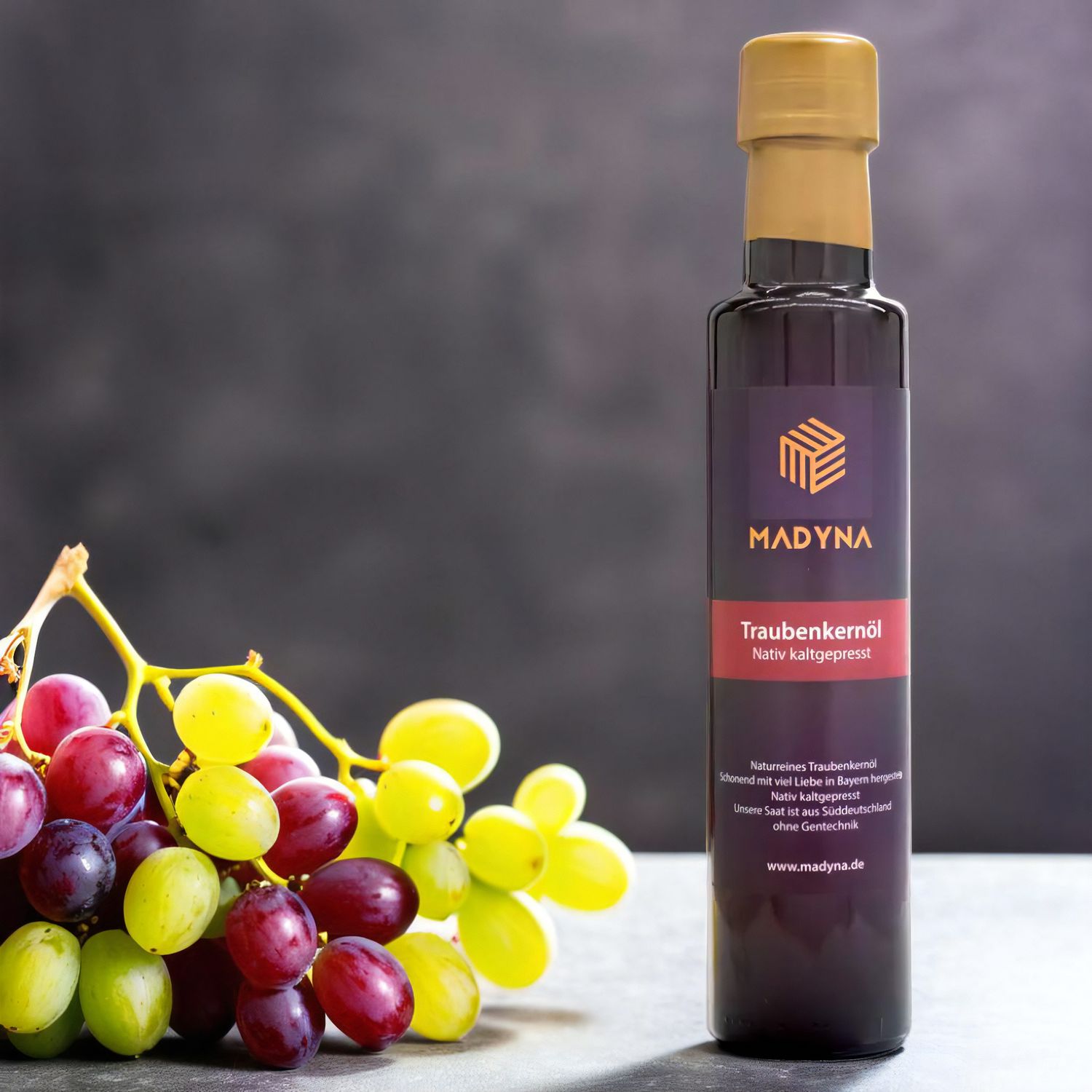 Traubenkernöl kaltgepresst – 250 ml naturrein Hautpflege & Küche