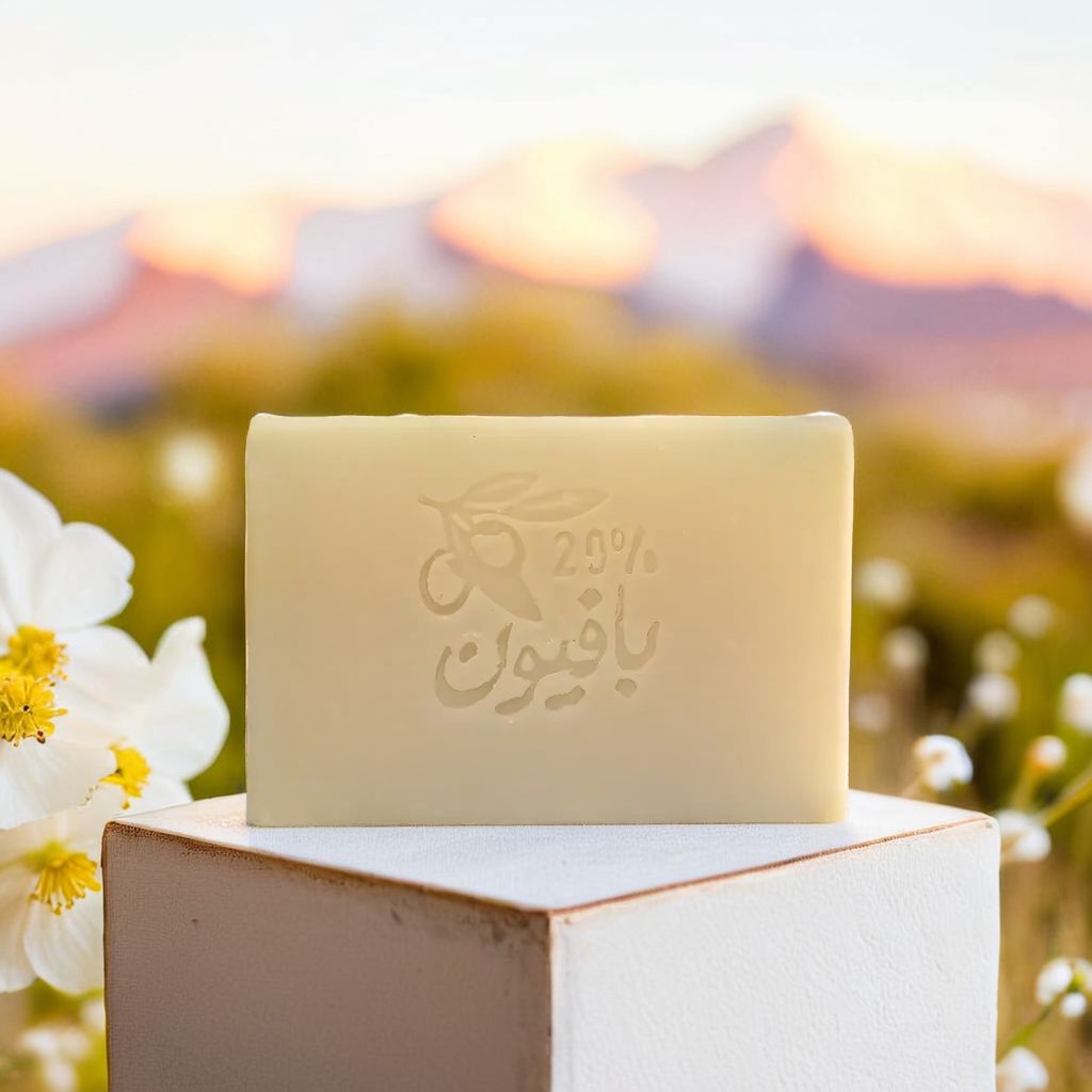 Olivenseife mit 20% Lorbeeröl – Sanfte Seife für Haut, Haar & Rasur (140 g)