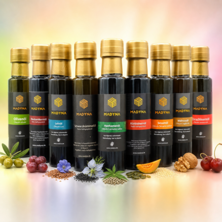 9er Öl-Set -Kaltgepresste Pflanzenöle🌿