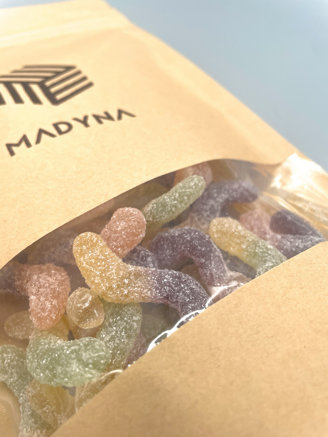 Saure Würmer ohne Gelatine Bio